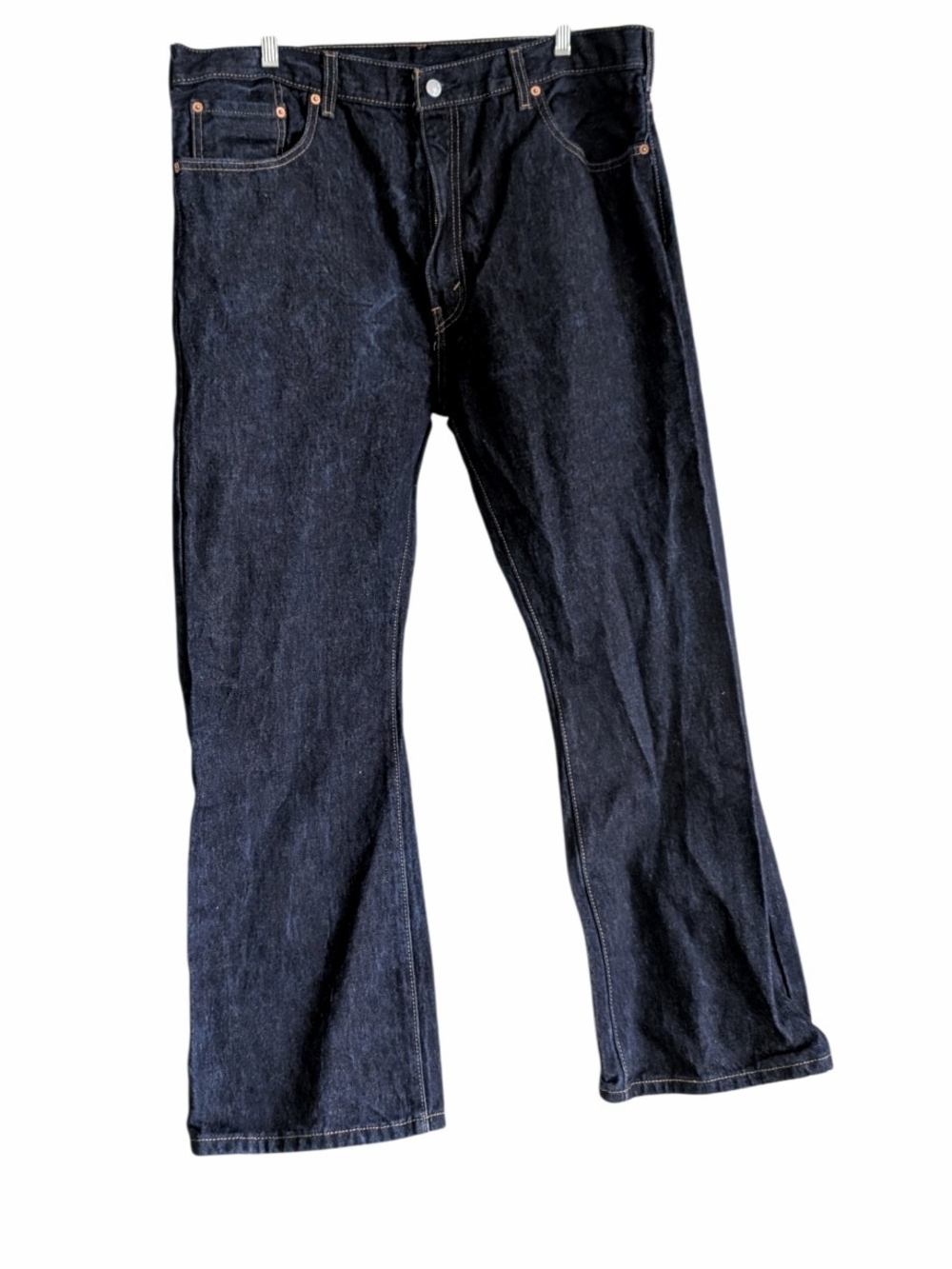 Levi’s 517 Bootcut 100% Cotton Jeans, Dark Wash Rigid Indigo Denim, 38x29